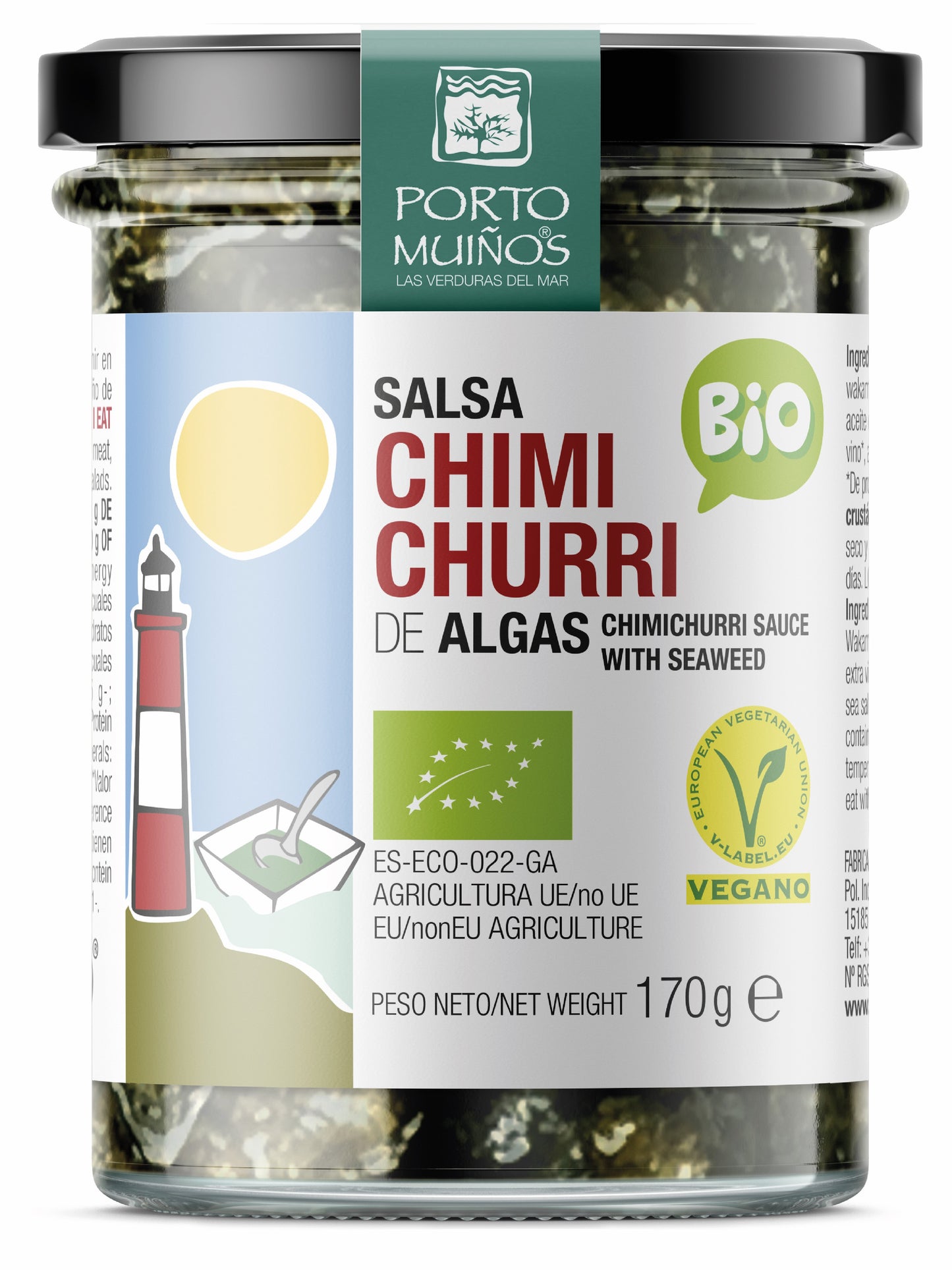 Bio Algen-Chimichurri-Sauce, 170 gr.