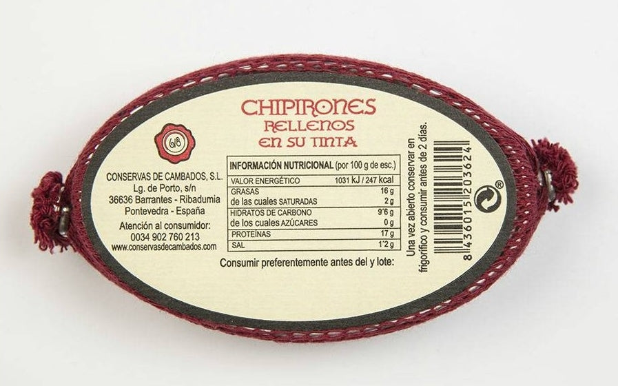 Kleine Tintenfische in seiner Tinte 6/8 Stk., 111 gr. Gourmet