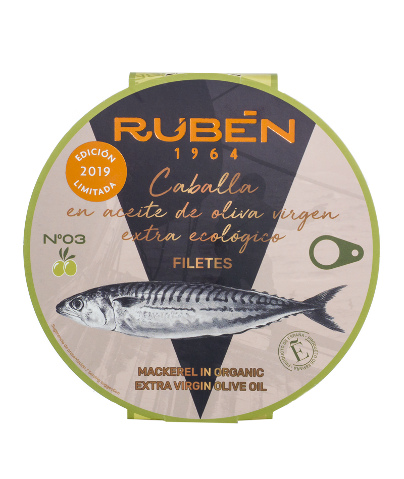 Makrelenfilets in Bio Extra Natives Olivenöl, 220 gr. Limitierte Auflage