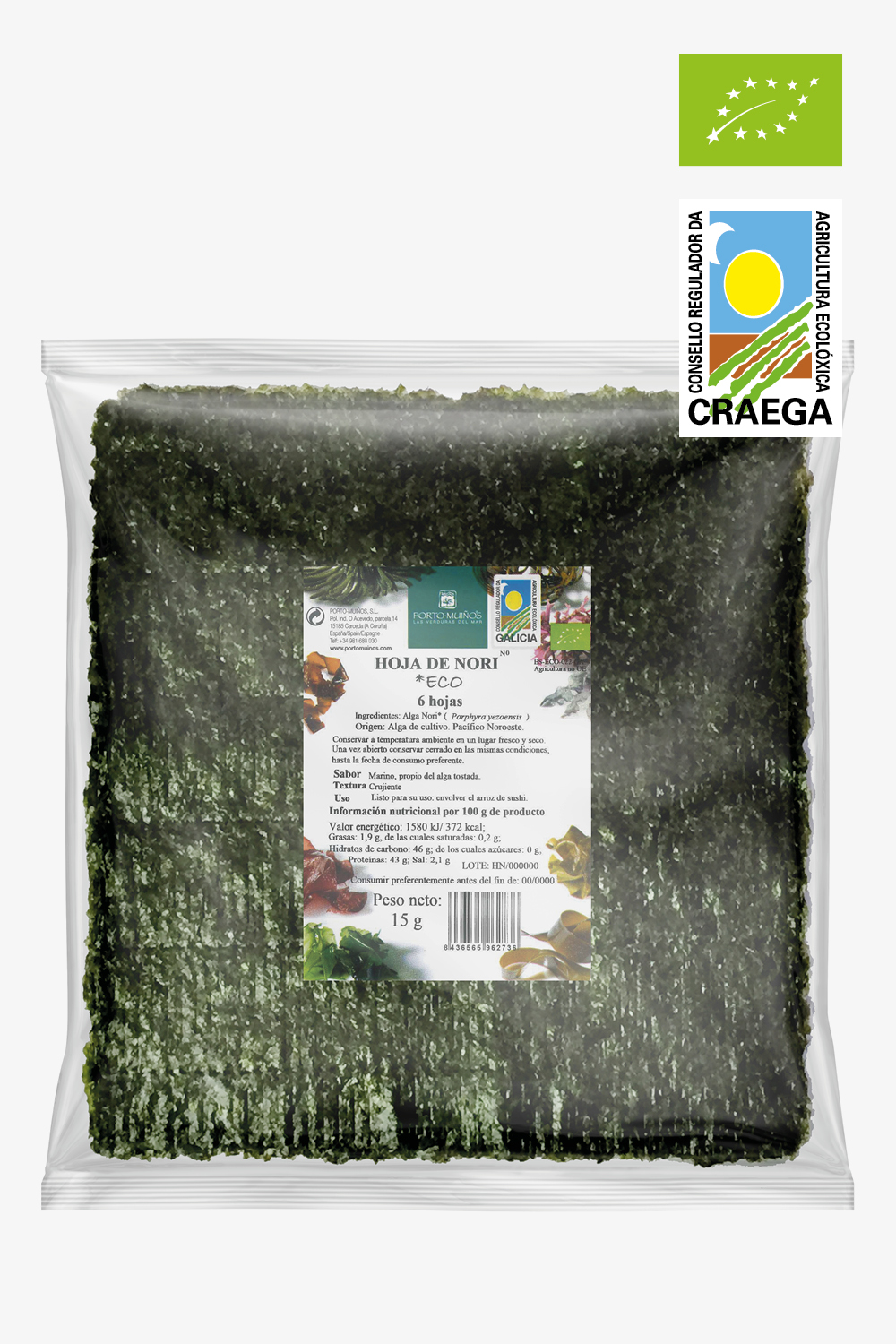 Bio Nori-Blätter, 50 St. 125 g