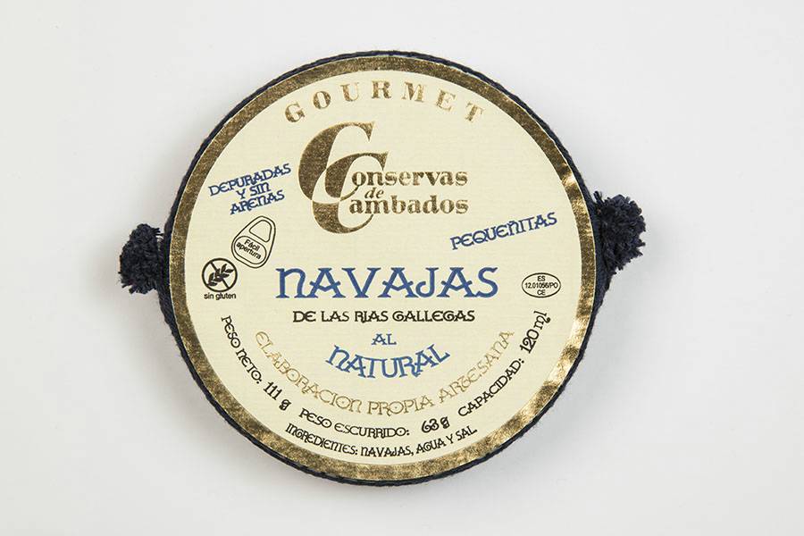 Schwertmuscheln Natur 12/16 Stk., 111 gr. Gourmet