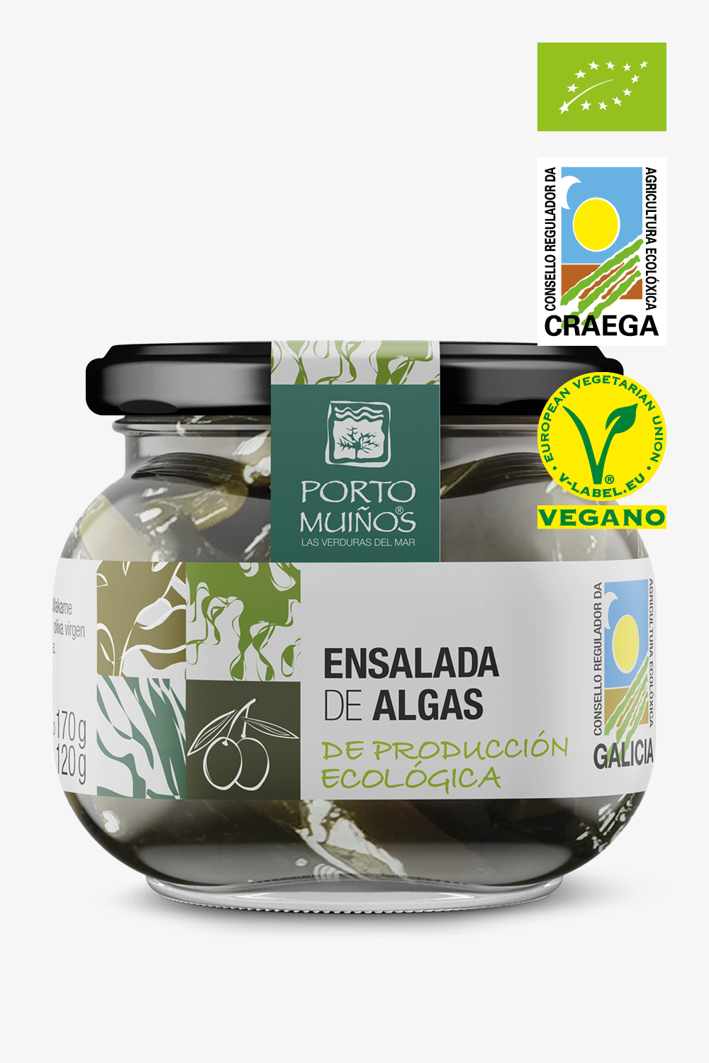 Bio Algensalat in Olivenöl, 170 gr.