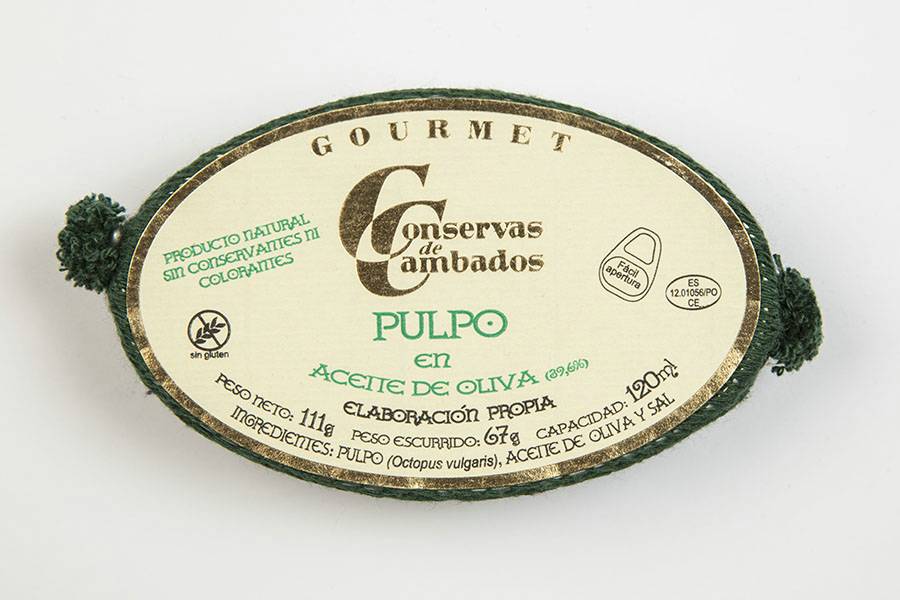 Pulpo Ria in Olivenöl, 111 gr. Gourmet